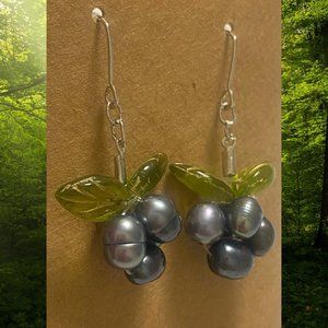 Genuine Freshwater Pearl Berry Earrings